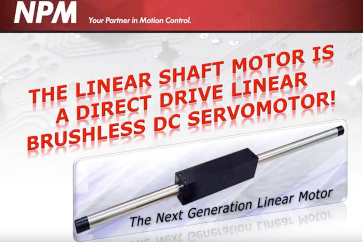 Screen capture from the demo LSM: First Linear Servo for Ultra High Precision